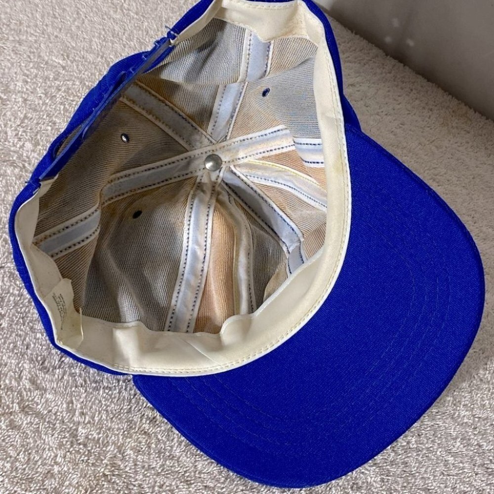 Vintage XV 1983 Blue Yellow Hat - Picture 5 of 9
